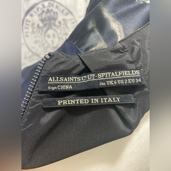 All SAINTS SPITALFIELDS | Silk Cocktail Mini Dress - Picture 4 of 4